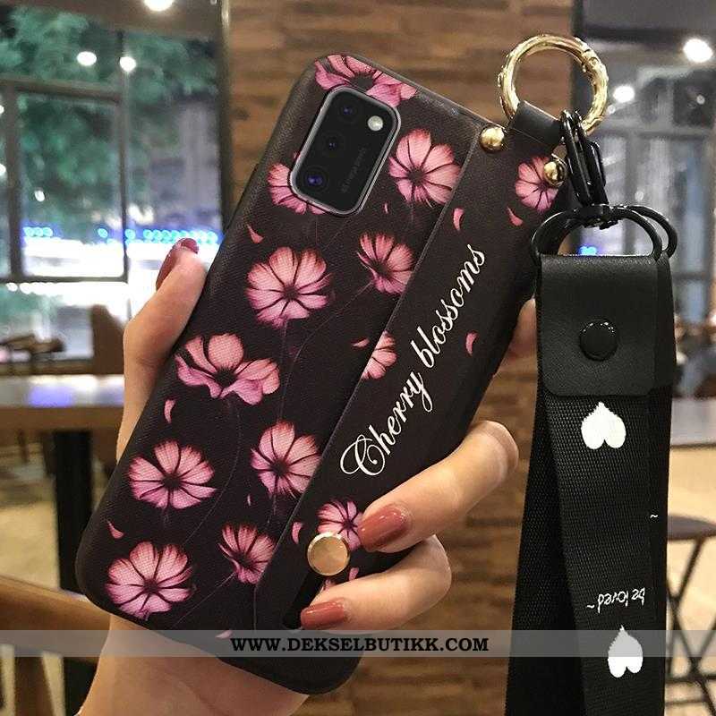 Etui Samsung Galaxy A41 Myke Støtte Deksel Hvit Hvitt, Samsung Galaxy A41 Beskyttelse Butikk