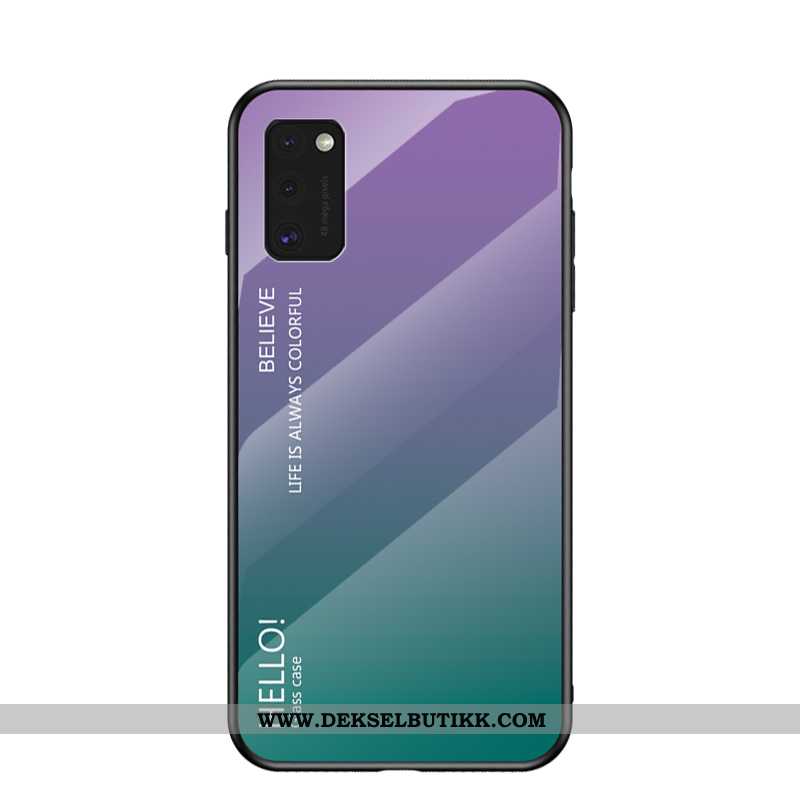 Etui Samsung Galaxy A41 Trend Nye Blå Gradient, Deksel Samsung Galaxy A41 Beskyttelse Butikk