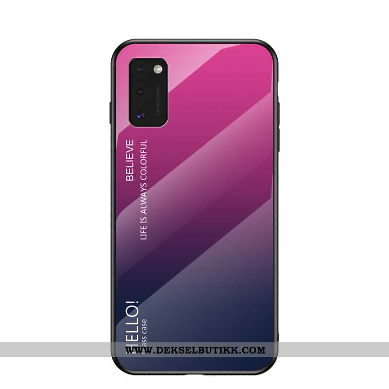 Etui Samsung Galaxy A41 Trend Nye Blå Gradient, Deksel Samsung Galaxy A41 Beskyttelse Butikk