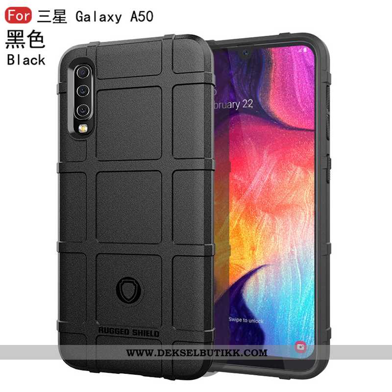 Etui Samsung Galaxy A50 Beskyttelse Deksel Anti-fall Mørkeblå, Samsung Galaxy A50 Mote Salg