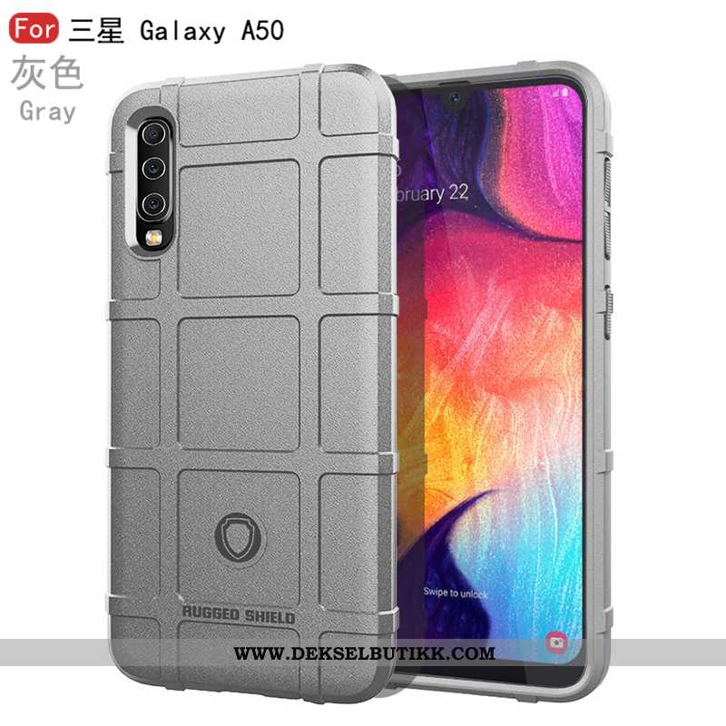 Etui Samsung Galaxy A50 Beskyttelse Deksel Anti-fall Mørkeblå, Samsung Galaxy A50 Mote Salg