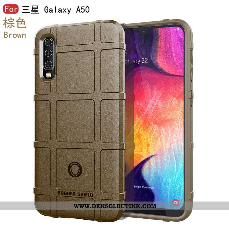 Etui Samsung Galaxy A50 Beskyttelse Deksel Anti-fall Mørkeblå, Samsung Galaxy A50 Mote Salg