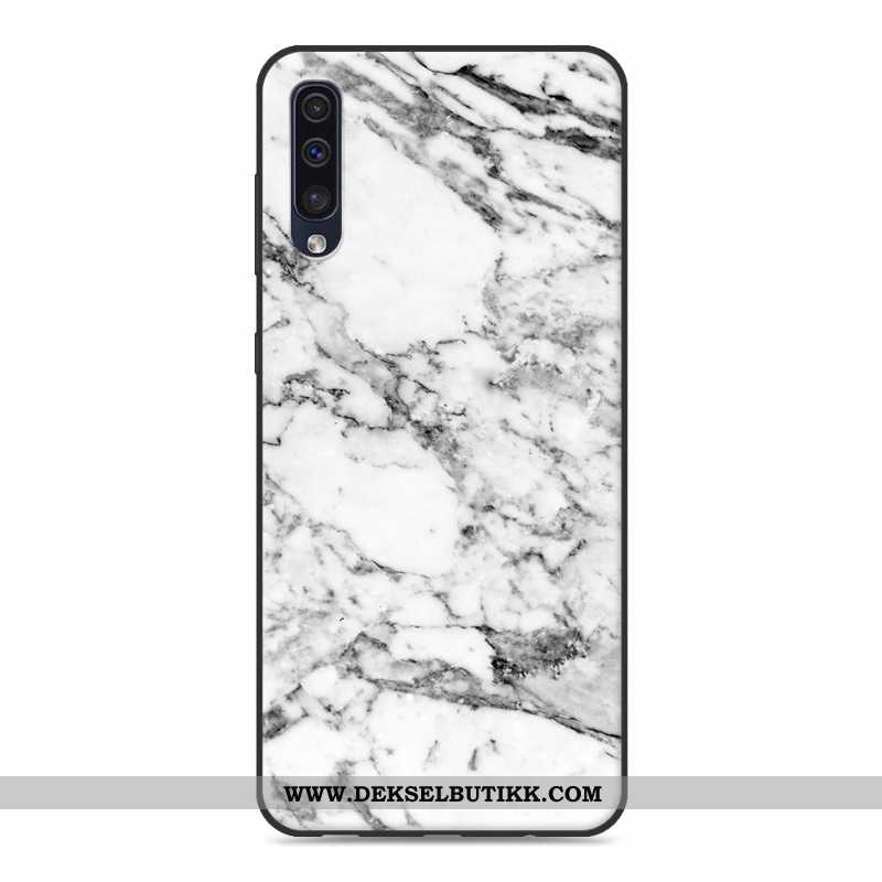 Etui Samsung Galaxy A50 Mønster Grå Mobiltelefon Silikondeksel, Deksel Samsung Galaxy A50 Wood Billi