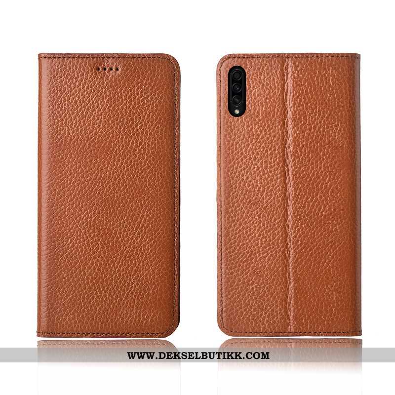 Etui Samsung Galaxy A50s Beskyttelse Khaki Anti-fall Mobiltelefon, Deksel Samsung Galaxy A50s Skinnd