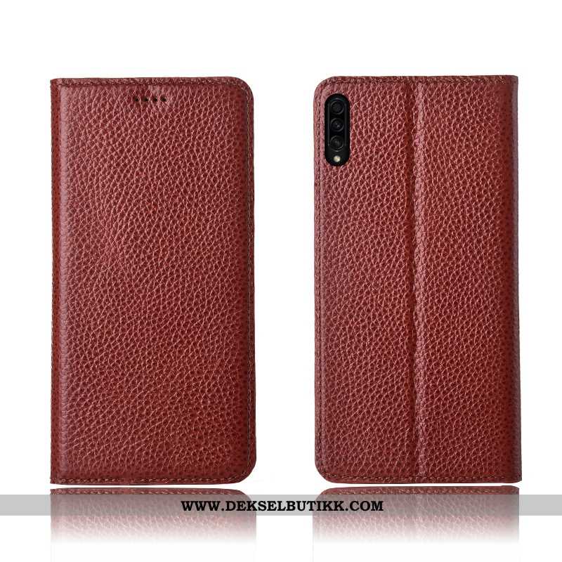 Etui Samsung Galaxy A50s Beskyttelse Khaki Anti-fall Mobiltelefon, Deksel Samsung Galaxy A50s Skinnd