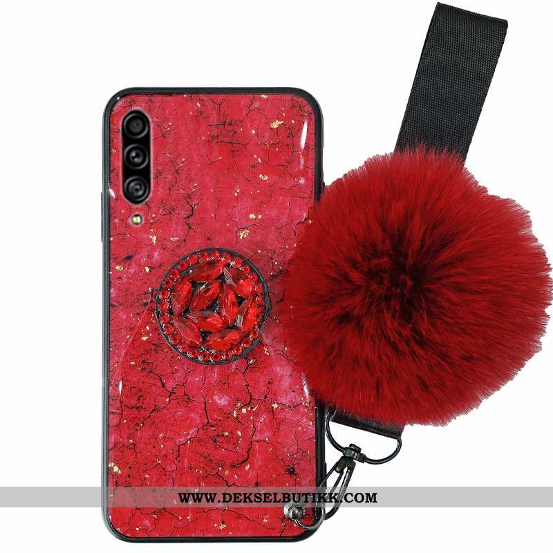 Etui Samsung Galaxy A50s Trend Net Red Beskyttelse Stjernene Rød, Deksel Samsung Galaxy A50s Myke Ti