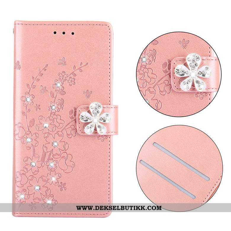 Etui Samsung Galaxy A51 Skinndeksel Folio Stjernene Rosa, Deksel Samsung Galaxy A51 Silikon Billige