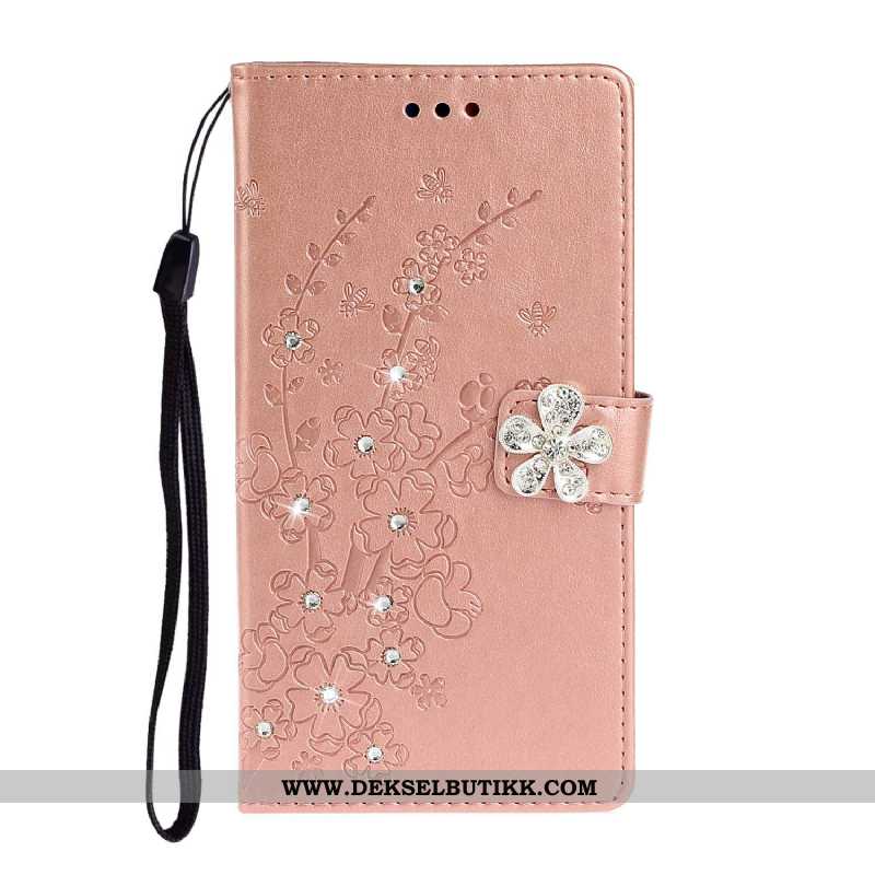 Etui Samsung Galaxy A51 Skinndeksel Folio Stjernene Rosa, Deksel Samsung Galaxy A51 Silikon Billige