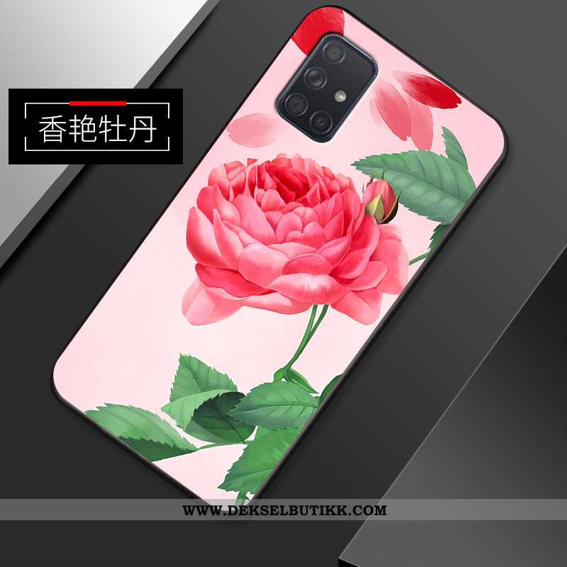 Etui Samsung Galaxy A51 Ultra Kreativ Mønster Anti-fall Rosa, Deksel Samsung Galaxy A51 Tynne Tilbud