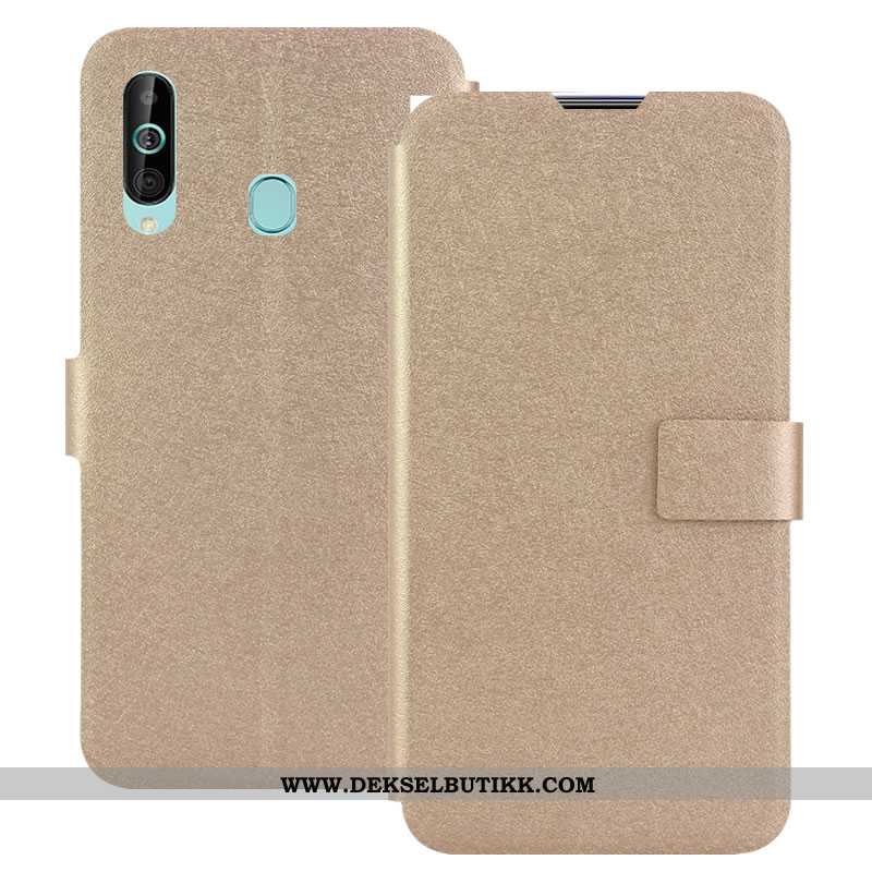 Etui Samsung Galaxy A60 Beskyttelse Folio Deksel Magnet Lukk Blå, Samsung Galaxy A60 Skinndeksel But