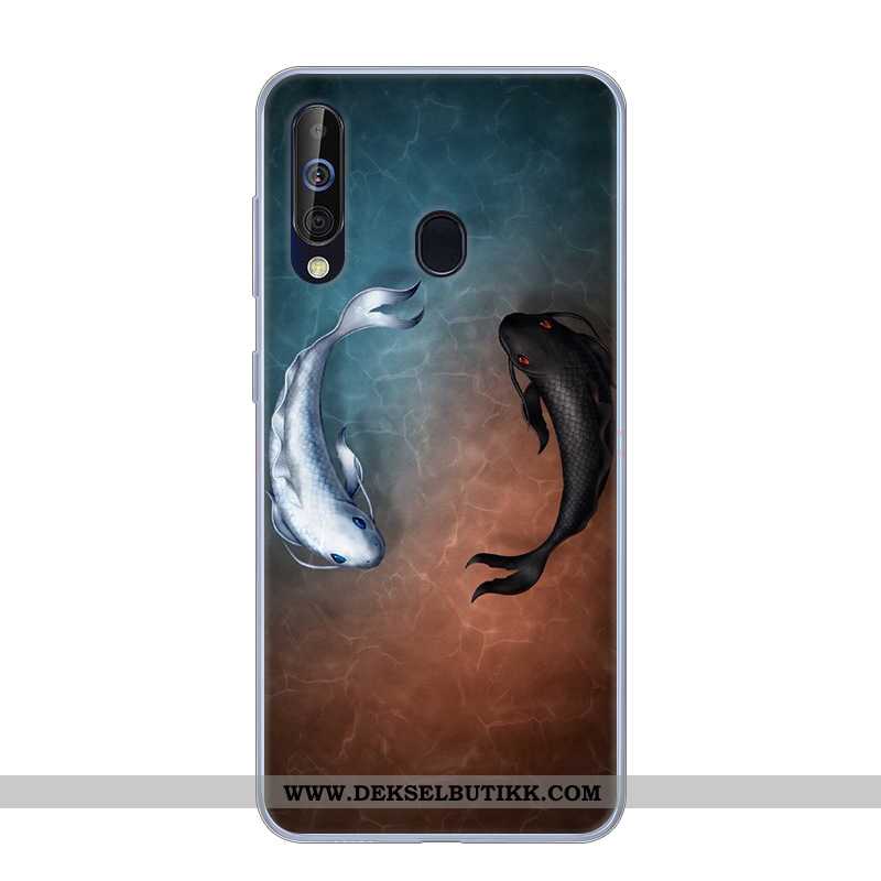 Etui Samsung Galaxy A60 Myke Anti-fall Mobiltelefon Svart, Deksel Samsung Galaxy A60 Silikon Salg