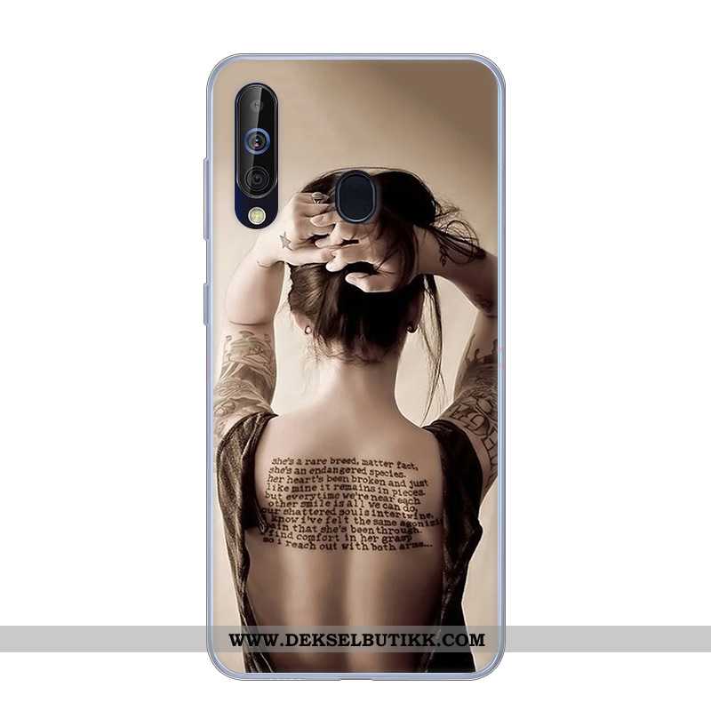 Etui Samsung Galaxy A60 Myke Anti-fall Mobiltelefon Svart, Deksel Samsung Galaxy A60 Silikon Salg