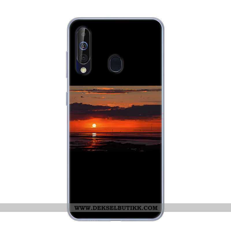 Etui Samsung Galaxy A60 Myke Anti-fall Mobiltelefon Svart, Deksel Samsung Galaxy A60 Silikon Salg