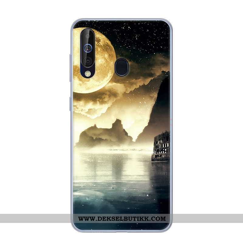 Etui Samsung Galaxy A60 Myke Anti-fall Mobiltelefon Svart, Deksel Samsung Galaxy A60 Silikon Salg