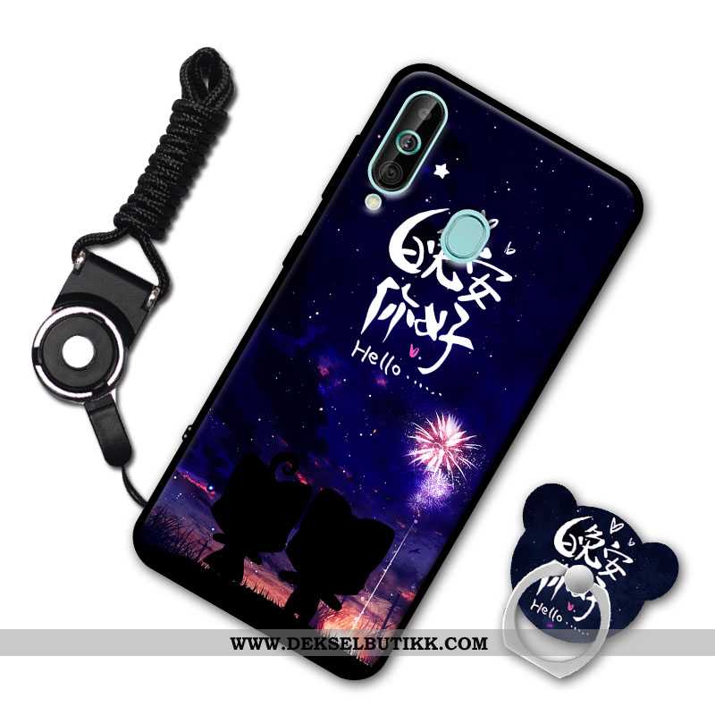 Etui Samsung Galaxy A60 Myke Deksel Anti-fall Mobiltelefon Rosa, Samsung Galaxy A60 Stjernene Rabatt