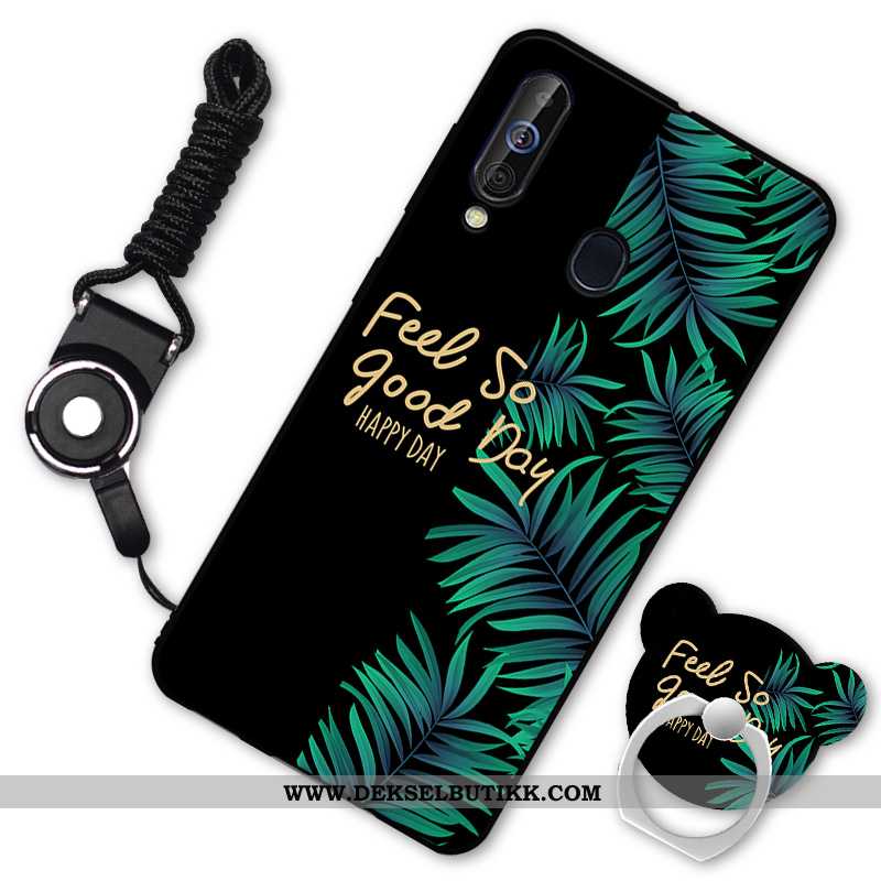 Etui Samsung Galaxy A60 Myke Deksel Svart Stjernene, Samsung Galaxy A60 Silikon Rabatt