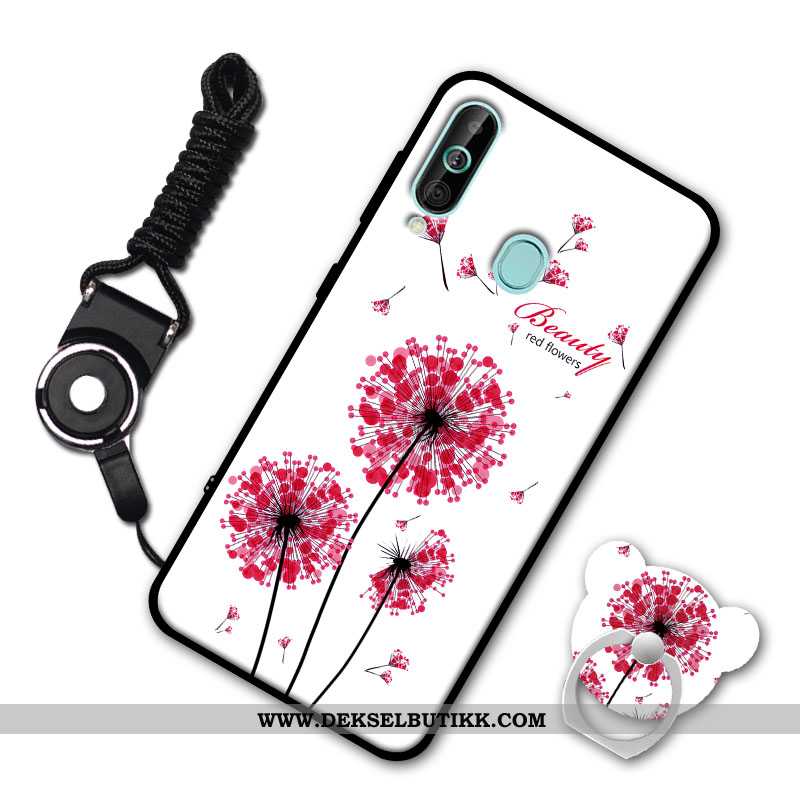 Etui Samsung Galaxy A60 Myke Hvit Hengende Ornamenter Beskyttelse Hvitt, Deksel Samsung Galaxy A60 S