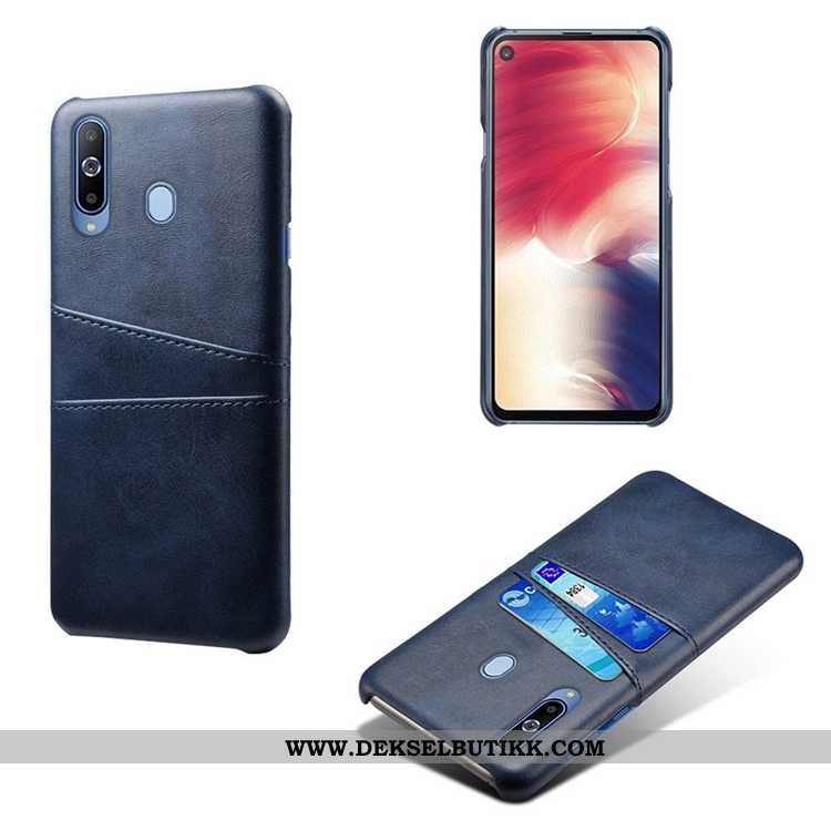 Etui Samsung Galaxy A60 Skinndeksel Gul Stjernene Bakdeksel, Deksel Samsung Galaxy A60 Skinn Lær På 