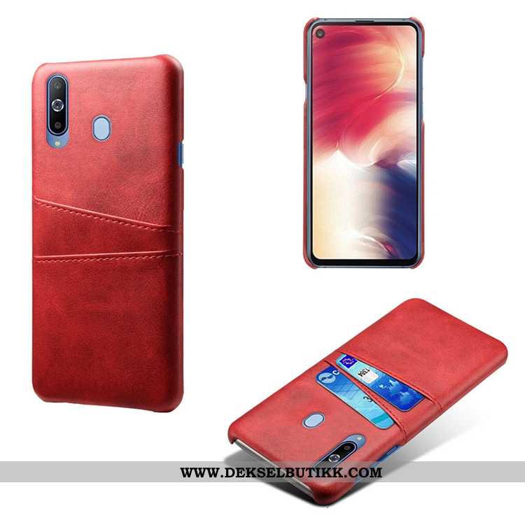 Etui Samsung Galaxy A60 Skinndeksel Gul Stjernene Bakdeksel, Deksel Samsung Galaxy A60 Skinn Lær På 