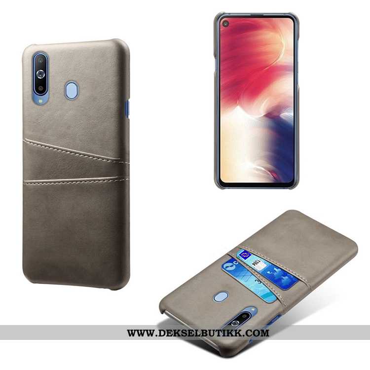 Etui Samsung Galaxy A60 Skinndeksel Gul Stjernene Bakdeksel, Deksel Samsung Galaxy A60 Skinn Lær På 