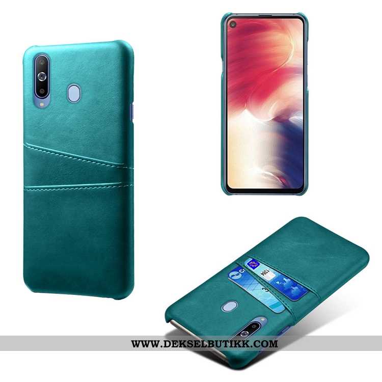 Etui Samsung Galaxy A60 Skinndeksel Gul Stjernene Bakdeksel, Deksel Samsung Galaxy A60 Skinn Lær På 