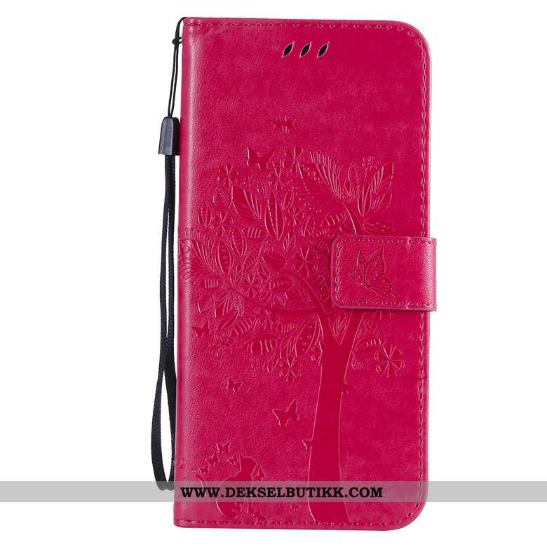 Etui Samsung Galaxy A60 Skinndeksel Lilla Tre Katt, Deksel Samsung Galaxy A60 Silikon Tilbud