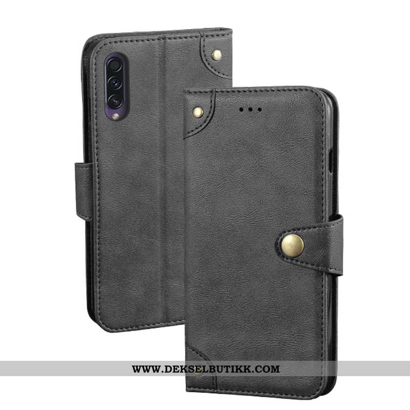 Etui Samsung Galaxy A70 Lommebok Svart Beskyttelse Hengende Ornamenter, Deksel Samsung Galaxy A70 My