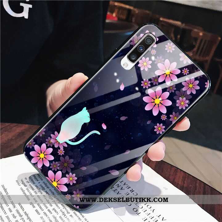 Etui Samsung Galaxy A70 Mote Deksel Svart Enkel, Samsung Galaxy A70 Kreativ Tilbud