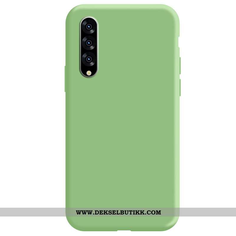 Etui Samsung Galaxy A70 Silikon Grønn Monokrom Deksel, Samsung Galaxy A70 Myke Rabatt