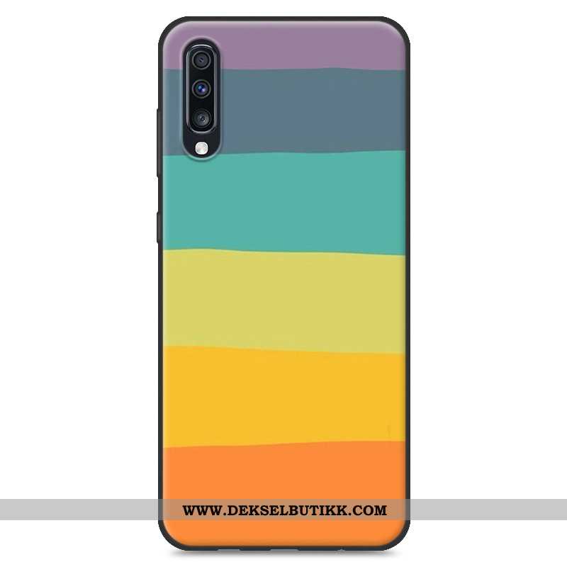 Etui Samsung Galaxy A70 Trend Deksel Anti-fall Gul, Samsung Galaxy A70 Myke Tilbud