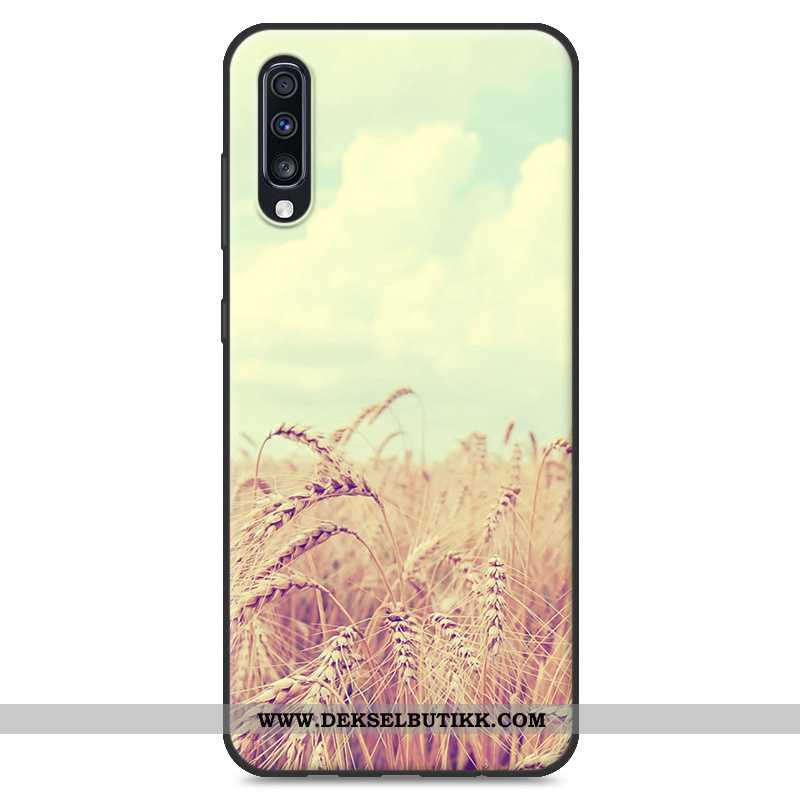 Etui Samsung Galaxy A70 Trend Deksel Anti-fall Gul, Samsung Galaxy A70 Myke Tilbud