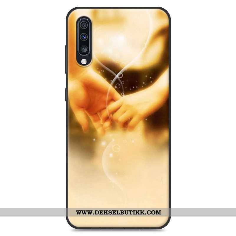 Etui Samsung Galaxy A70 Trend Deksel Anti-fall Gul, Samsung Galaxy A70 Myke Tilbud