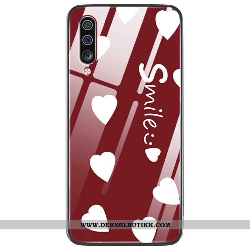 Etui Samsung Galaxy A70 Ultra Beskyttelse Myke Enkel Rød, Deksel Samsung Galaxy A70 Tynne Rabatt