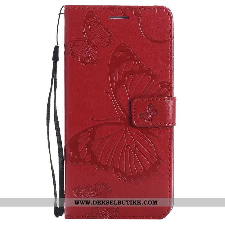 Etui Samsung Galaxy A70s Beskyttelse Deksel Sommerfugl Blomster Orange Oransje, Samsung Galaxy A70s 