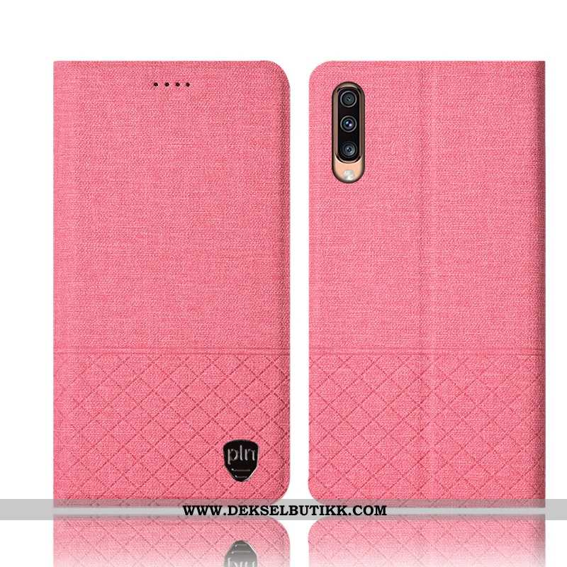 Etui Samsung Galaxy A70s Beskyttelse Rosa Deksel, Samsung Galaxy A70s Bomull Butikk