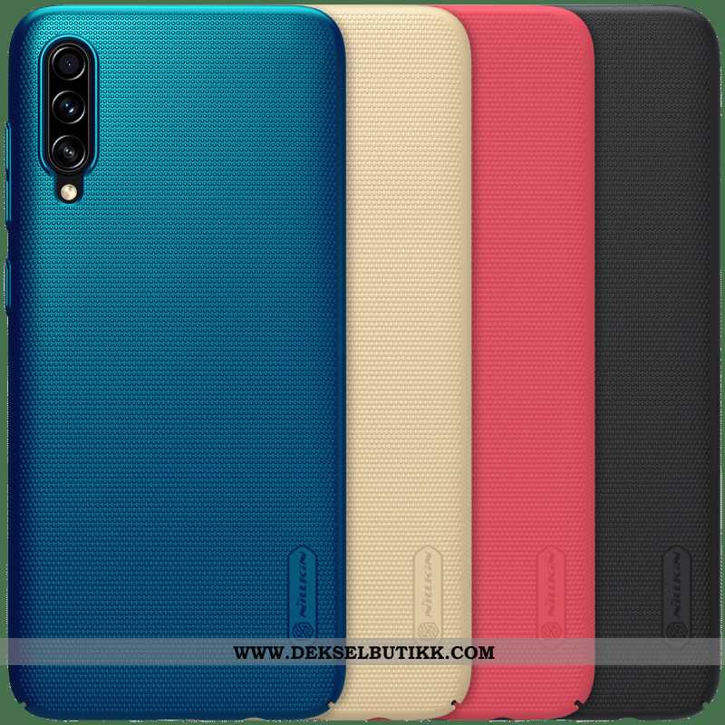 Etui Samsung Galaxy A70s Beskyttelse Stjernene Gull Anti-fall Blå, Deksel Samsung Galaxy A70s Nubuck