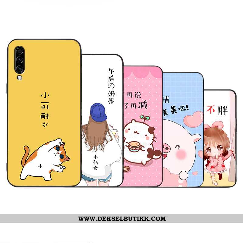 Etui Samsung Galaxy A70s Cartoon Mobiltelefon Deksel Alt Inkludert Gul, Samsung Galaxy A70s Trend Ti