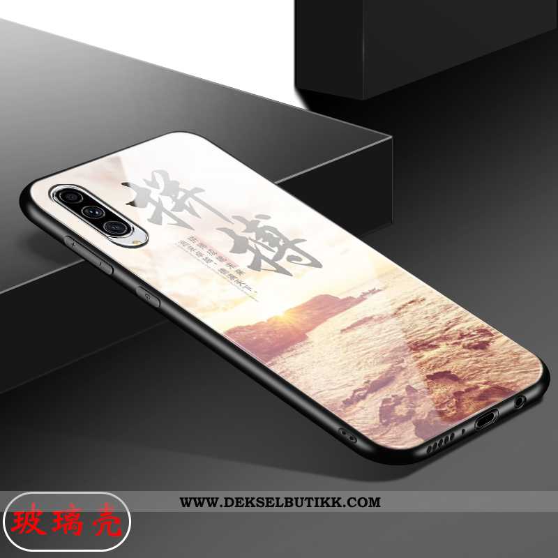 Etui Samsung Galaxy A70s Nubuck Alt Inkludert Stjernene Deksel Svart, Samsung Galaxy A70s Skjermbesk