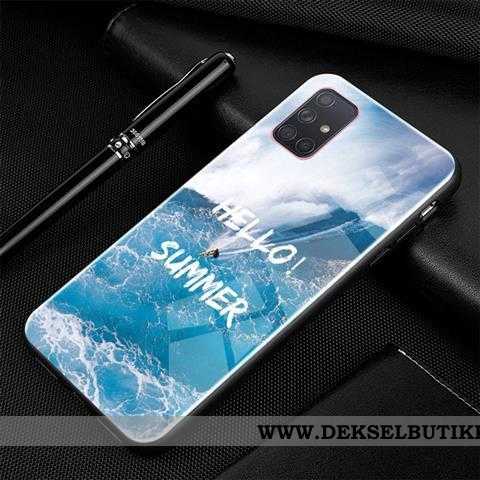 Etui Samsung Galaxy A71 Cartoon Av Personlighet Deksel Glass Svart, Samsung Galaxy A71 Trend Tilbud