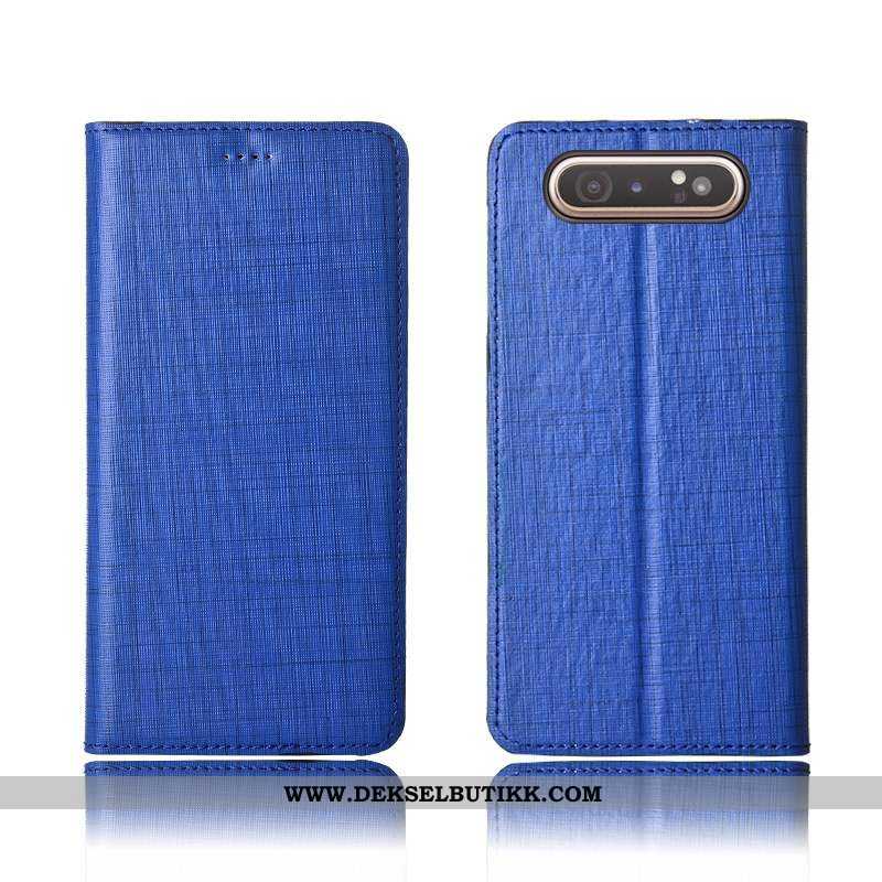 Etui Samsung Galaxy A80 Beskyttelse Clamshell Rød Anti-fall, Deksel Samsung Galaxy A80 Silikon Tilbu