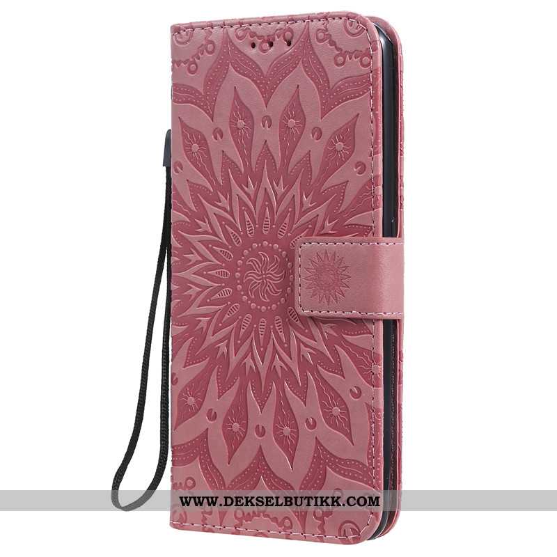 Etui Samsung Galaxy A80 Beskyttelse Deksel Clamshell Stjernene Rosa, Samsung Galaxy A80 Skinndeksel 