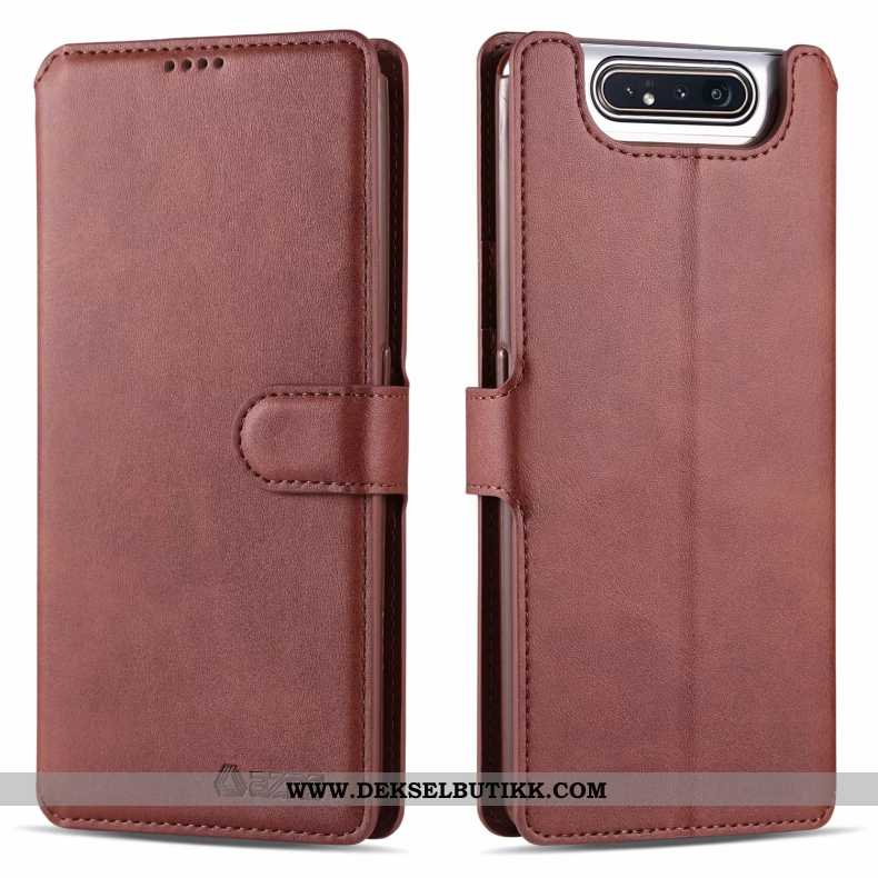 Etui Samsung Galaxy A80 Beskyttelse Kort Stjernene Silikon Brun, Deksel Samsung Galaxy A80 Skinndeks