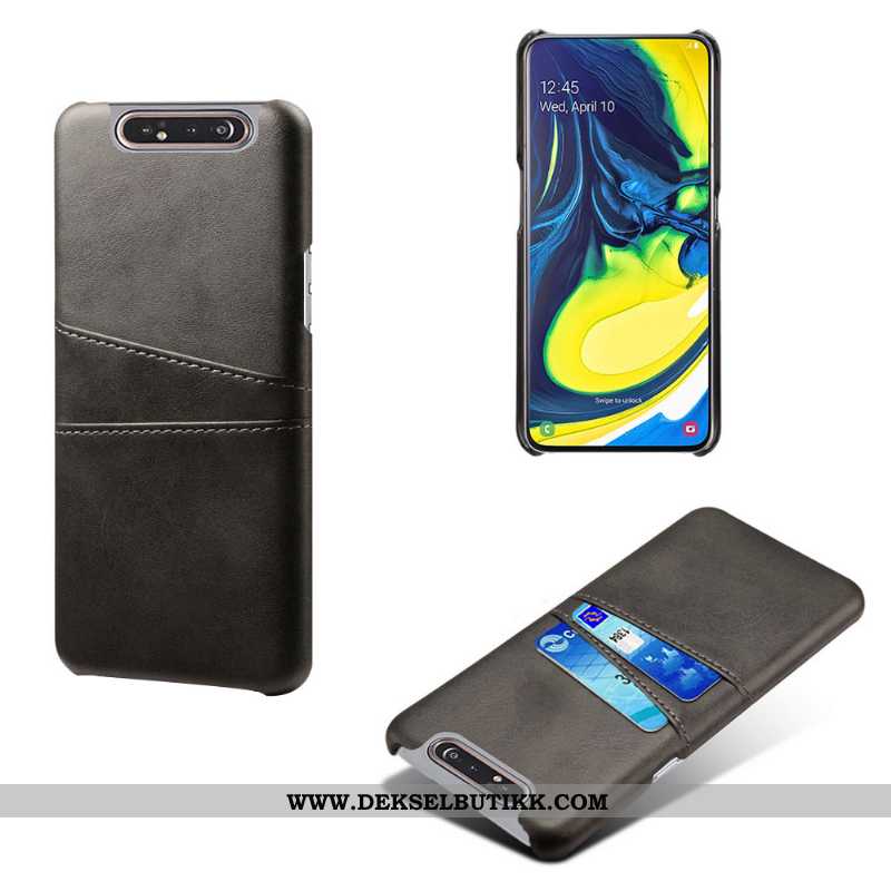 Etui Samsung Galaxy A80 Trend Stjernene Kort Anti-fall Grå, Deksel Samsung Galaxy A80 Beskyttelse Bi