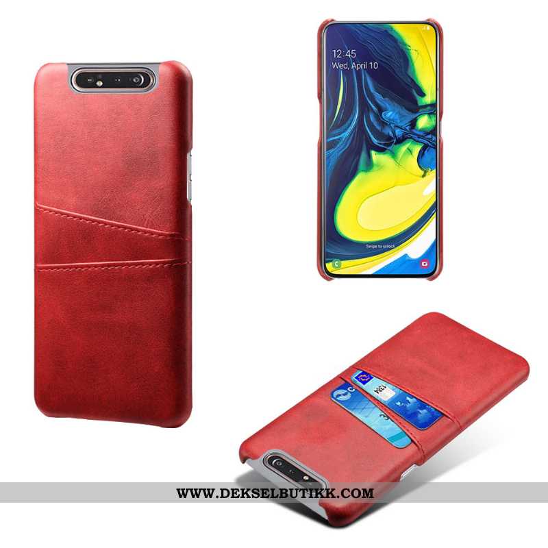 Etui Samsung Galaxy A80 Trend Stjernene Kort Anti-fall Grå, Deksel Samsung Galaxy A80 Beskyttelse Bi