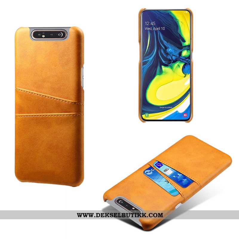 Etui Samsung Galaxy A80 Trend Stjernene Kort Anti-fall Grå, Deksel Samsung Galaxy A80 Beskyttelse Bi