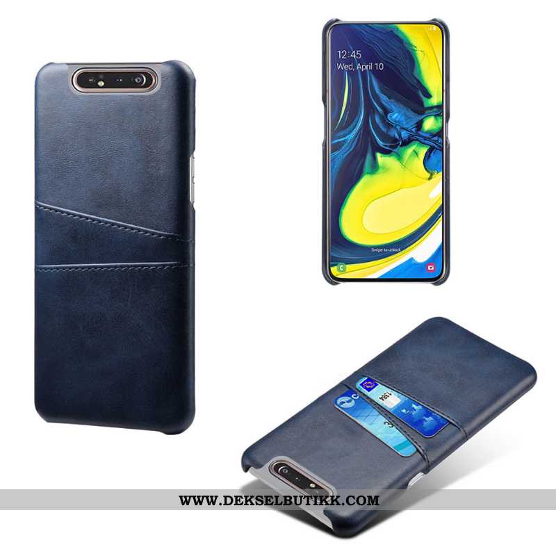 Etui Samsung Galaxy A80 Trend Stjernene Kort Anti-fall Grå, Deksel Samsung Galaxy A80 Beskyttelse Bi