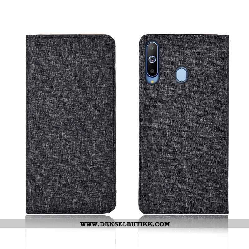 Etui Samsung Galaxy A8s Bomull 2020 Mobiltelefon Svart, Deksel Samsung Galaxy A8s Skinndeksel Kjøpe