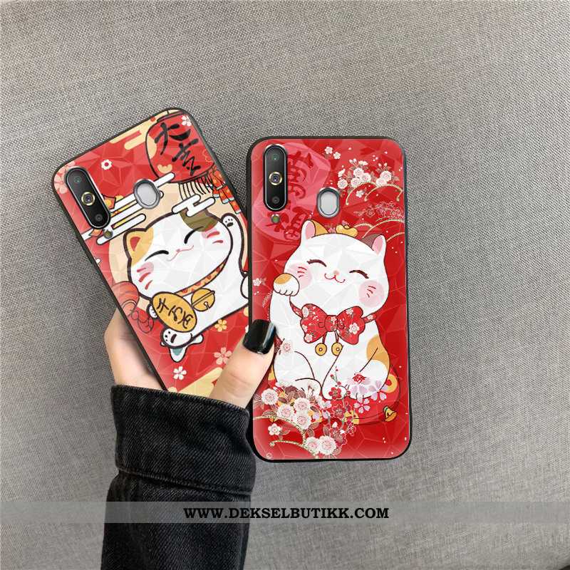 Etui Samsung Galaxy A8s Cartoon Rat Mobiltelefon Katt Rød, Deksel Samsung Galaxy A8s Stjernene Butik