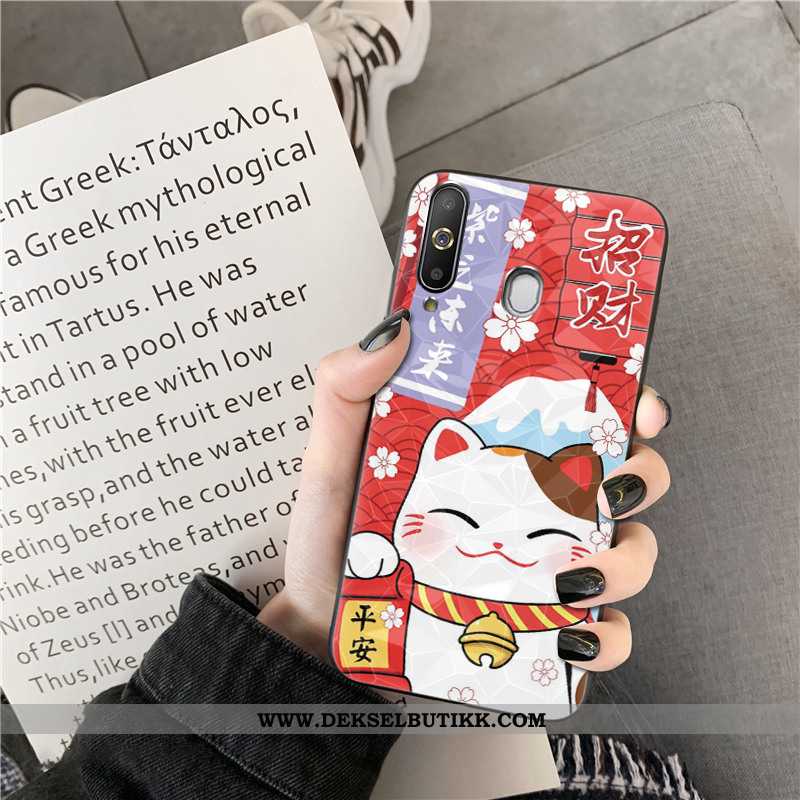 Etui Samsung Galaxy A8s Cartoon Rat Mobiltelefon Katt Rød, Deksel Samsung Galaxy A8s Stjernene Butik