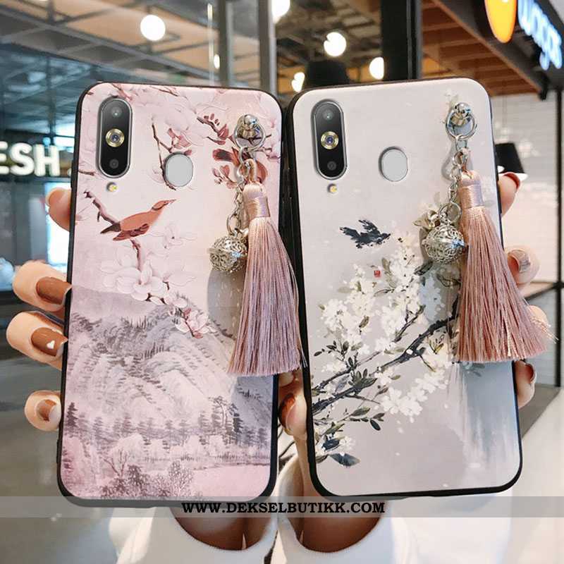 Etui Samsung Galaxy A8s Kreativ Anti-fall Mobiltelefon Deksel Rosa, Samsung Galaxy A8s Vintage Tilbu